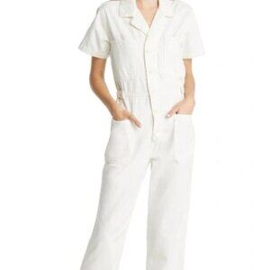 Reformation Morgan Morgan Cotton Twill Jumpsuit